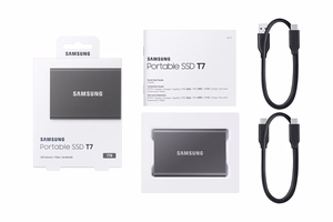SAMSUNG Portable SSD T7 1TB grey