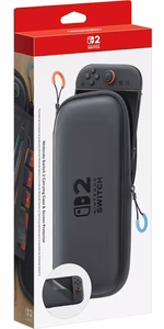 NINTENDO N2P401 -kotelo Nintendo Switch 2 -konsolille ja suojakalvo, musta