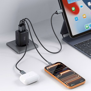 Tech-Protect NCA65W-GAN 3-Port 65W Wall Charger - Black
