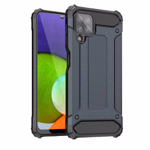 Hybrid Armor Case Kova kestävä suojus Samsung Galaxy A22 4G sininen sininen