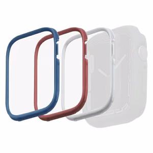Kehys Uniq Moduo 3in1 kotelolle Apple Watch 4/5/6/7/8/SE/SE2 44/45mm - sininen, punainen, valkoinen