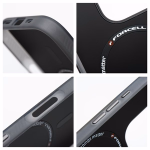 Suojakuori iPhone 16 PLUS:lle Forcell F-Protect Levels Dual Layer 4D MagSafe-yhteensopiva Military Drop-Test black camo