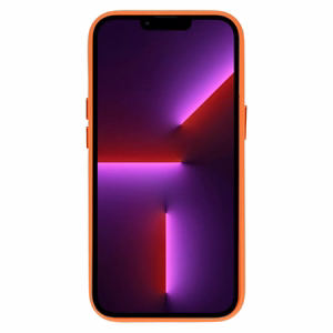 MagSafe nahkainen Suojakuori iPhone 15 Plus oranssi