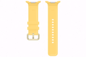 Keltainen Samsung SNL34SY Sport Band -kellonranneke (S/M) Galaxy Watch9- ja Galaxy Watch8 -malleille