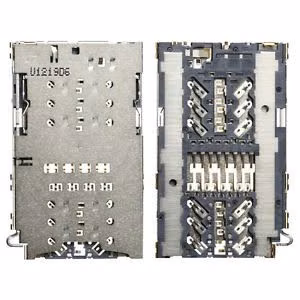 SIM ja MicroSD (tai DUAL SIM) kortin kontakti Samsung A320F/A520F/G930F/G935F/N930F/G950F/G955F/N950FD alkuperäinen