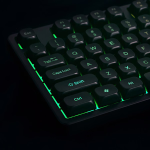 Wozinsky WKG-200 RGB-kalvopelinäppäimistö vierityspyörällä - musta