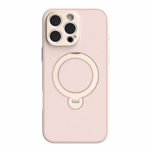 Moshi Kameleon MagSafe suojakuori iPhone 16 Pro Max -laitteelle, jalustatoiminnolla, Shell Pink -värinen