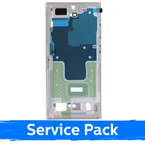 Mid-Frame Housing for Samsung S918 S23 Ultra / Cream / (Service Pack)
