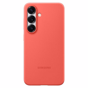 Samsung Silicone Case -suojakuori Samsung Galaxy S25+ -mallille, punainen