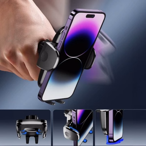 Joyroom JR-ZS259 mechanical car holder universal for phone on cockpit / window - black
