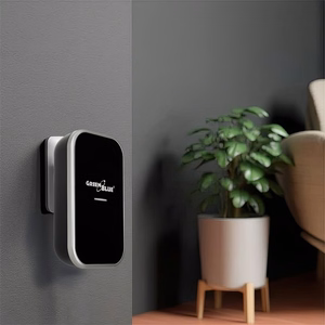 GreenBlue GB157 B Kinetic Battery-free Wireless Dorr Bell, Melodies, Black, Range up to 200m, IP44