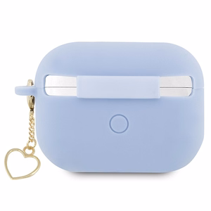 Guess GUAP2LSCHSB AirPods Pro 2 Silikoninen Suojakuori sininen/sininen Charm Heart Collection