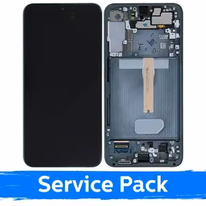 LCD-näyttö yhteensopiva Samsung S906 S22 Plus kehyksellä / vihreä / (Service Pack)