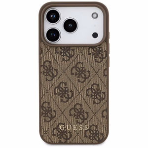 Guess 4G Classic -suojakuori iPhone 17 Pro - ruskea