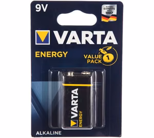 VARTA alkaliparisto 9V (Type 6LR61) Energy 1 kpl