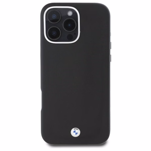 BMW Sign Full Wrapped Metal MagSafe suojakuori iPhone 16 Pro:lle - musta