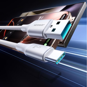 Joyroom S-A28 Flash Series 3A USB-A - USB-C Kaapeli 2m - Valkoinen