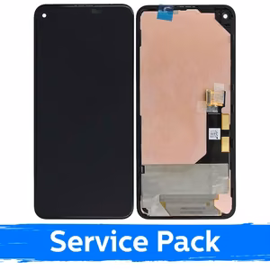 LCD Display Compatible With Google Pixel 5A 5G Black With Frame (Service Pack)