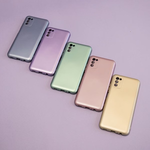 Metallic case for Samsung Galaxy A25 5G (global) light blue