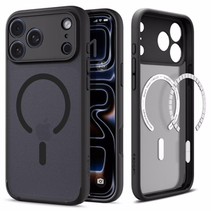 Spigen Ultra Hybrid MagSafe Suojakuori iPhone 17 Pro Max:lle - musta