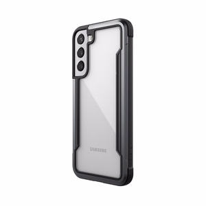 X-Doria Raptic Shield Pro suojakuori Samsung Galaxy S22+ 5G -laitteelle, antimikrobisella suojalla, musta