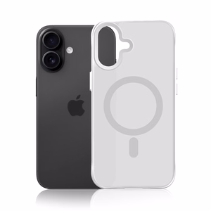3mk Smoke MagCase - suojakuori iPhone 17:lle - valkoinen-läpikuultava