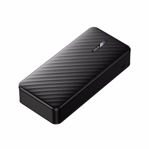 Borofone Power Bank 20000mAh BJ84A Smooth - USB - with USB, Type C, Lightning and Micro USB cables black