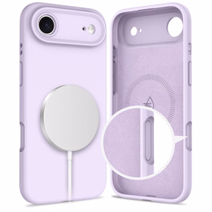 Tech-Protect Silicone MagSafe Suojakuori iPhone 17 Air:lle - Violetti