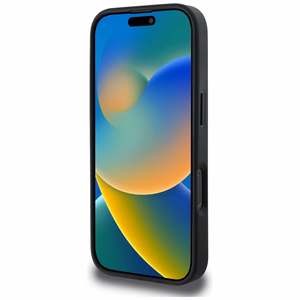 Guess Grained Roses Big 4G logo Suojakuori iPhone 16 Pro Max:lle - musta