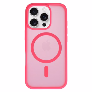 Tel Protect Aura Matte Magsafe suojakuori Iphone 15 Pro, kirkkaanpinkki