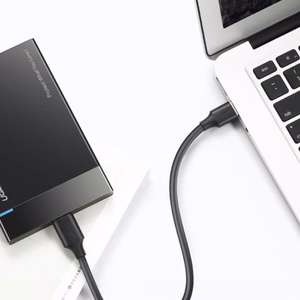 Ugreen US184 20882 USB-A 3.0 / USB-C 3A -kaapeli 1 m - musta