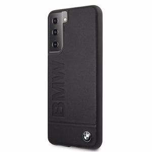 BMW Signature Logo Imprint Case Samsung Galaxy S21+ - musta
