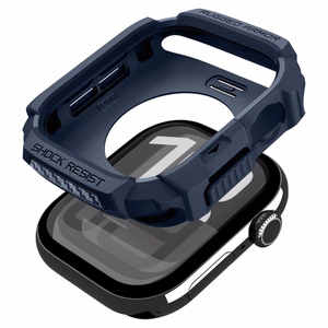 Spigen Rugged Armor Suojakuori Apple Watch 42mm - Laivastonsininen