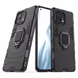 Puhelimen suojakuori Ring Armor Xiaomi Mi 11 musta