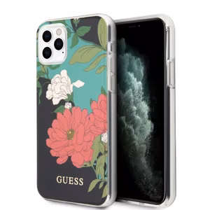 Guess GUHCN65IMLFL01 iPhone 11 Pro Max musta/musta N°1 Kukka-mallisto