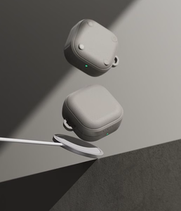 Ringke Onyx Magnetic suojakuori Samsung Galaxy Buds 4 / 4 Pro:lle harmaa
