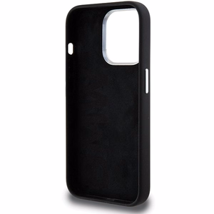 BMW Signature Liquid Silikoninen MagSafe Suojakuori iPhone 15 Pro Max:lle - musta
