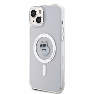 Karl Lagerfeld Suojakuori iPhone 15 Plus 6,7 KLHMP15MHFCCNOT läpinäkyvä HC MagSafe IML C