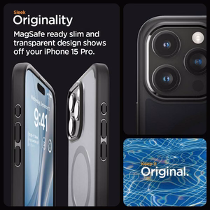 Spigen Ultra Hybrid Mag MagSafe Suojakuori iPhone 16 Pro - musta