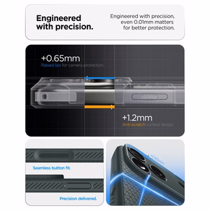 Spigen Liquid Air -suojakuori iPhone 18 Pro Max / 17 Pro Max -malleille, vihreä