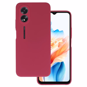 Silicone Lite Case for Oppo A38 4G burgundy