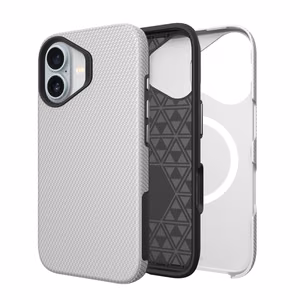 Perfectionists Triangle Mag Suojakuori iPhone 11 hopeinen