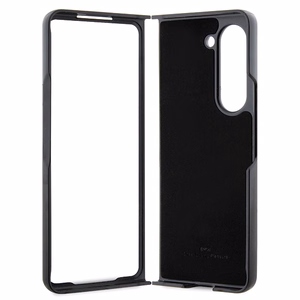BMW Signature Logo Imprint Suojakuori Samsung Galaxy Z Fold 5:lle - musta