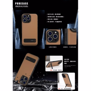Puhelimen suojakuori X-Level Pure Ease Stand Samsung S931 S25 kultainen