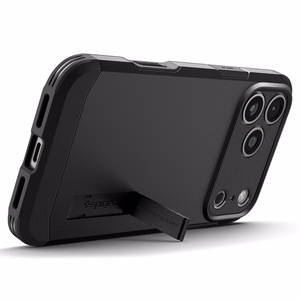 Spigen Tough Armor suojakuori mallille iPhone 18 Pro Max / 17 Pro Max – väri: musta