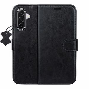 Smart Luxe nahkainen suojakuori Samsung Galaxy A36 5G / A56 5G / A37 5G musta