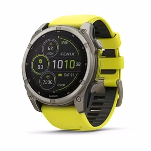 Garmin Fenix 8 Sapphire Solar älykello, keltainen 010-02907-21