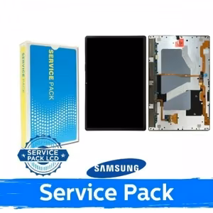LCD-näyttö Samsung X910 / X916 Tab S9 Ultra musta (Service Pack)