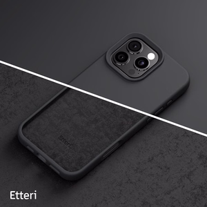 Etteri Silikoninen Suojakuori iPhone 16 Pro Max 6,9:lle musta