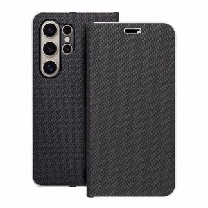 Läppäsuojakuori Samsung S24 ULTRA:lle Luna Book Carbon musta